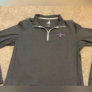 Johnnie-O 2019 World Series Champions 1/4-zip pullover shirt size medium